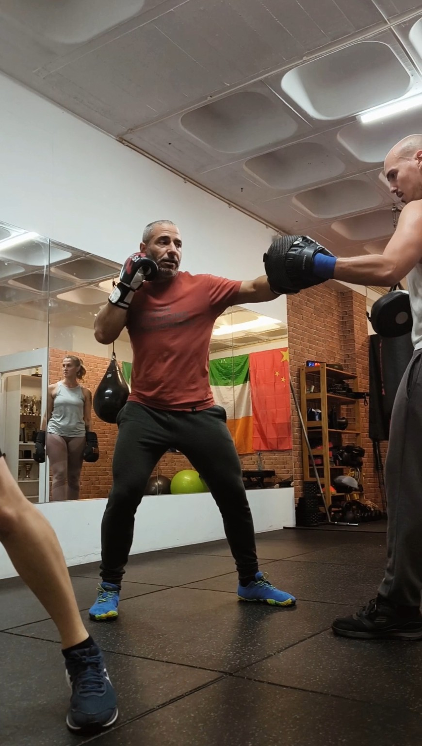 Treino de boxe na MindWarrior